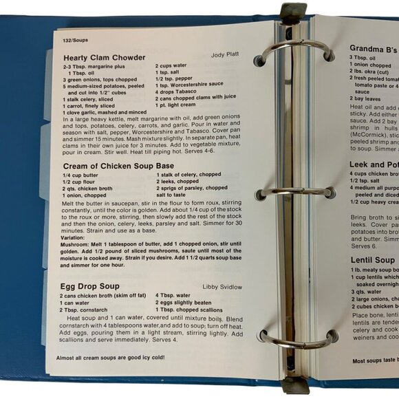 A Cooks Tour Of Shalom Cookbook By Temple Shalom Sisterhood Dallas 1978 Binder - Picture 11 of 16